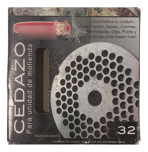 Cedazo De 5/8 Para Molino 32 Acero Inoxidable, Marca Torrey