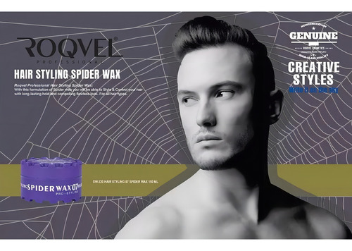 Cera Modeladora Roqvel Para Cabello Y Barba Spider Wax