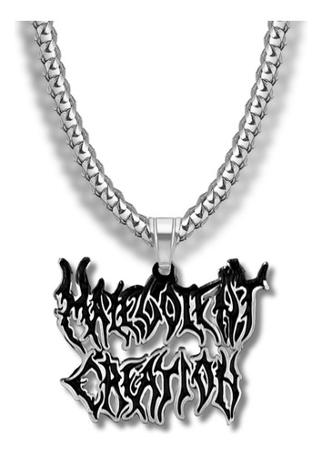 Collar Hombre Mujer Dije Banda De Metal Malevolent Creation