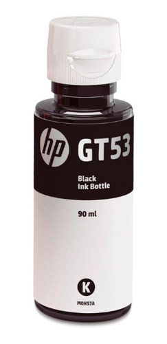 Tinta Botella Hp Gt53 Original 90ml - Negro