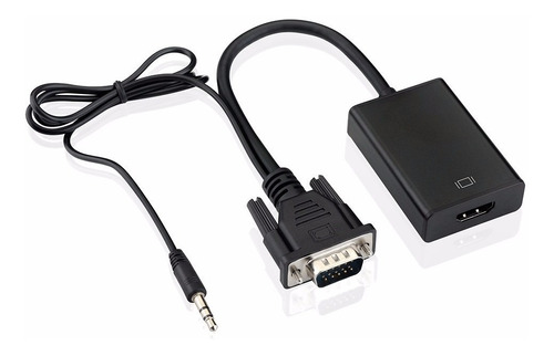 Cable Convertidor Vga A Hdmi Con Audio