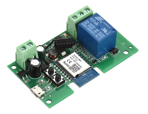 Imagen 4 de 9 de Tuya 1ch Dc5v/7-32v Wifi Interruptor Inalámbrico Relé Módulo