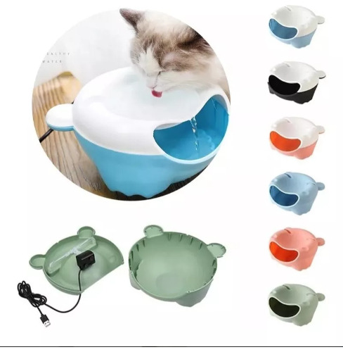 Fuente Para Gatos Felinos En Flor Envio Gratis