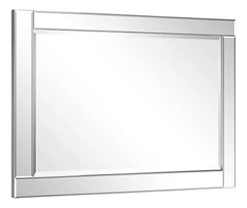 Espejo Rectangular Moderno Para Baño Y Tocador 24 X 36
