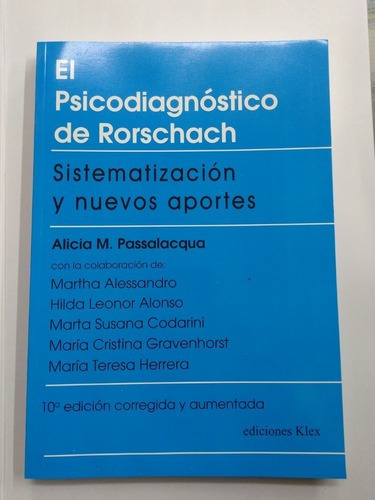 El Psicodiagnotico De Rorschach Sistematizacion