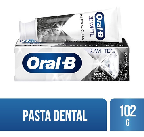 Oral-b 3d White Mineral Clean Pasta Dientes Con Carbon