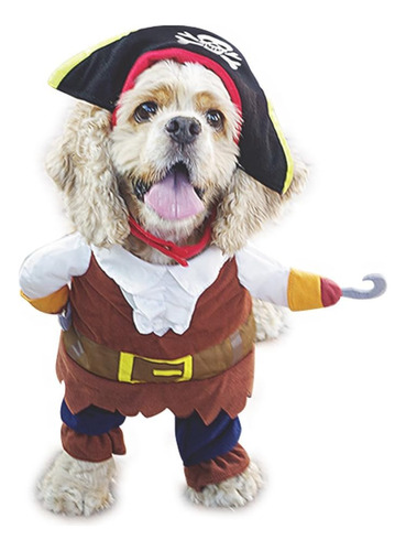 Disfraz Perro Mascota Estilo Piratas Del Caribe (pequeã...