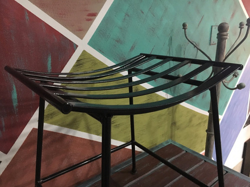 Imagen 4 de 10 de Banqueta De Hierro Forjado Linea Retro 10% Off Abril