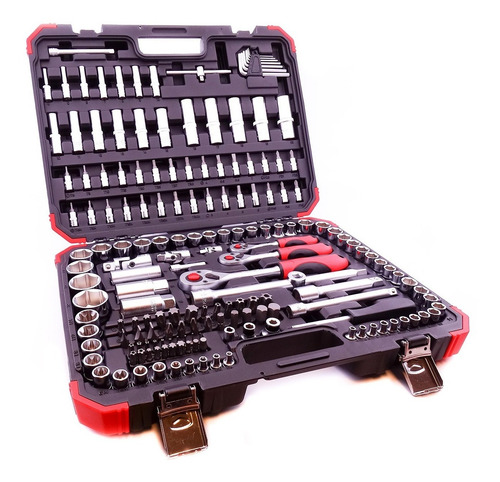 Imagem 2 de 5 de Jogo Soquetes Gedore Red Kit Ferramentas 172 Peças R45603172