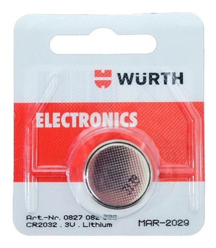 Pila Würth Cr2032 Litio Unidad