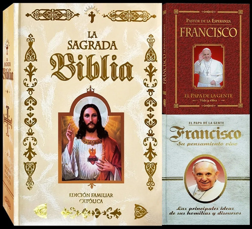 Sagrada Biblia Católica Edición De Lujo + Papa Francisco