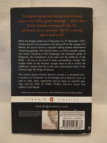 Voyage Of The Beagle - C. Darwin - Penguin - B (Usado)