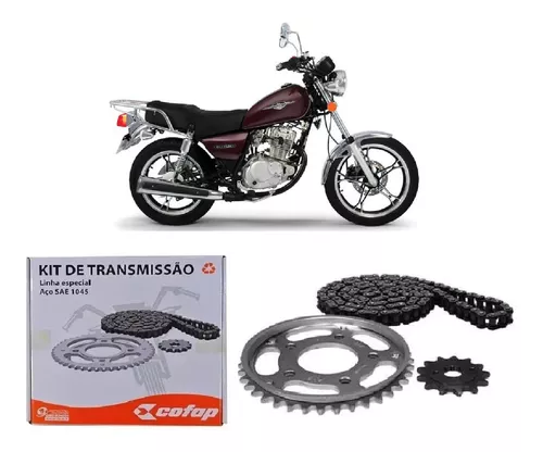 Kit Relação Suzuki Yes 125 Intruder 125 Katana Cofap Origina