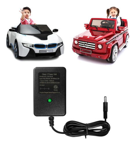 Cargador Para Carro Eléctrico Infantil Montable 12v