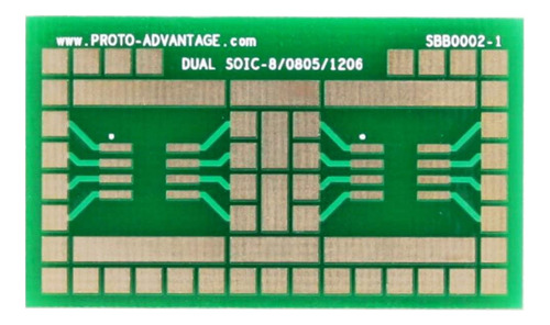 Pack De 3 Adaptadores Soic-8 A Breadboard 0805 1206
