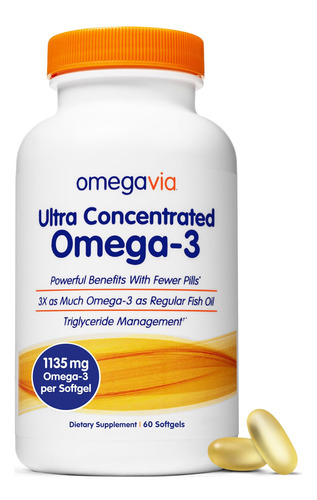 Aceite De Pescado Omegavia Pharma-grade, Inodoro/sin Eructos