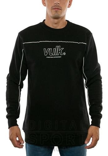 Imagen 2 de 6 de Buzo Vulk Outline Frisado Hombre Mujer Original - Potenza