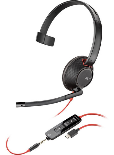 Plantronics Blackwire 5210 Usb Type-c Mono On-ear Headset
