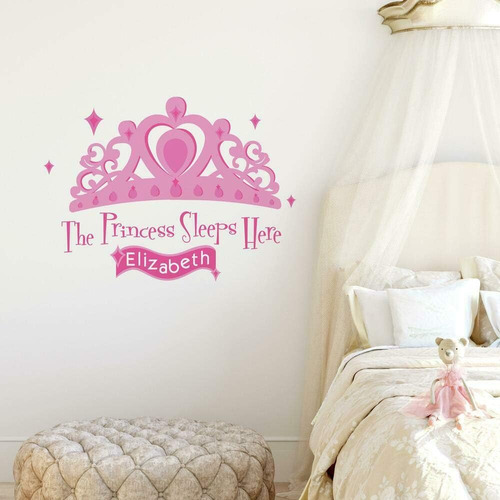 Rmk1787gm Princess Sleeps Here Calcomanía De Pared Gig...