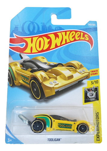 Hot Wheels Tooligan Experimotors 3/10 Año 2018 Amarillo