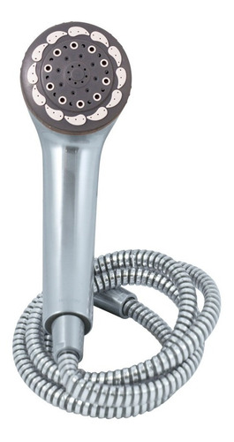 Regadera Para Masaje Tipo Telefono Madrid Wilson 47-39 Acabado Cromado Color Gris
