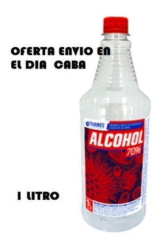 Alcohol Al 70%  1 Litro Super Oferta  Entrego Hoy