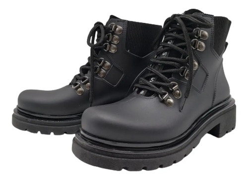 Borcegos De Cuero Aptos Para Lluvia (mujer) Botineta Bota | Cuotas sin  interés