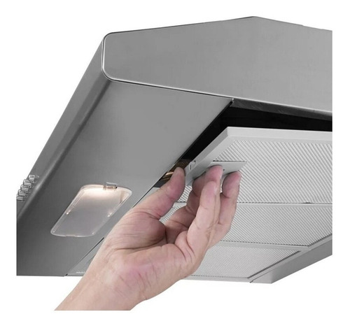 Imagem 3 de 3 de Depurador de Cozinha Suggar Slim aço inoxidável de parede 80cm x 8.5cm x 48cm inox 127V