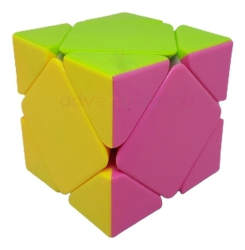 Cubo Rubik Magico Skewb Stickerless Candy