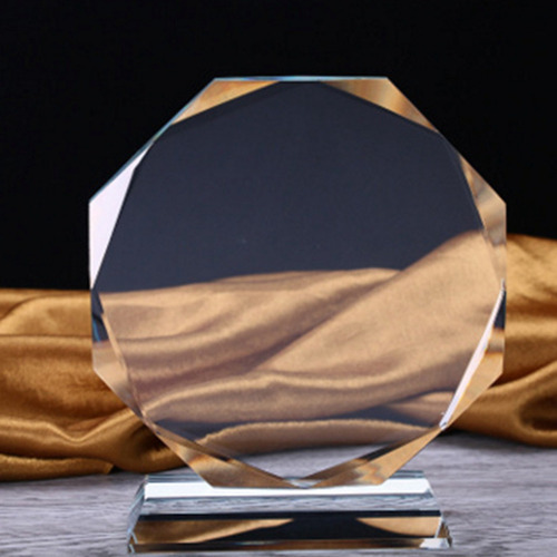 Trofeo De Cristal En Blanco, Medalla De Graduación S