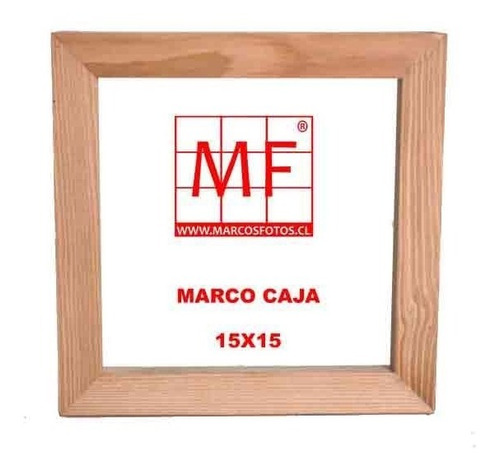 Marcos Tipo Caja Mañio 15x15/tienda Marcosfotos