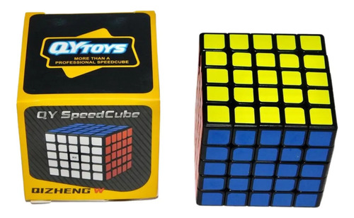 Juguete Cubo Mágico Rubik 5x5 Borde Negro Didáctico Eqy905