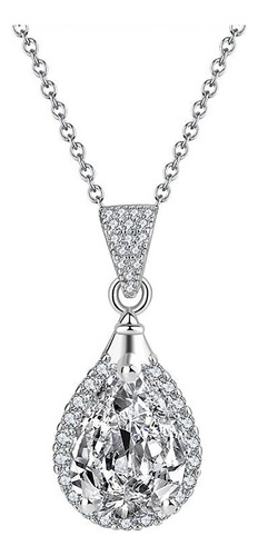 Juego De Collares Y Pendientes De Cristal Con Forma De Gota