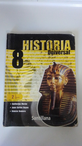 Libro Historia Universal 8vo,   Guillermo Morron