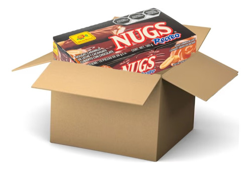 Caja De Chocolate Nugs Recreo Con 20 Cajas De 10 Pz C/u