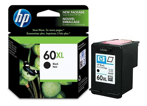 Tinta Hp Cc641wl - 60xl Negro D2530/d2556/f4280