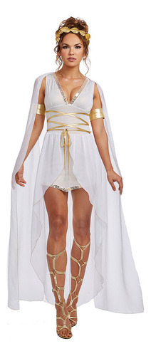 Medieval Antigua Diosa Griega Cosplay Ropa Cleopatra Atenea Vestido Cos Ropa