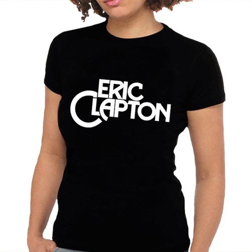 Camiseta Feminina Eric Clapton - 100% Algodão