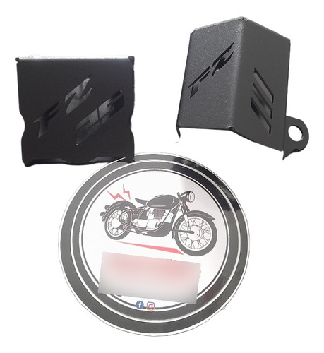 Protectores Depositos Freno Delantero + Trasero Yamaha Fz25