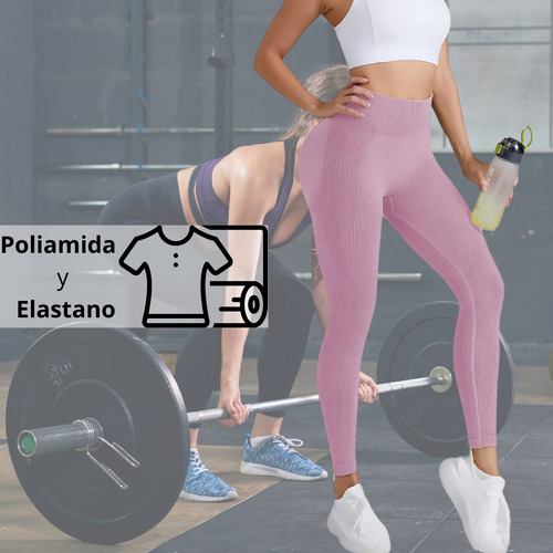 Deportiva Calza Levanta Cola Larga Sin Costura Anticelulitis