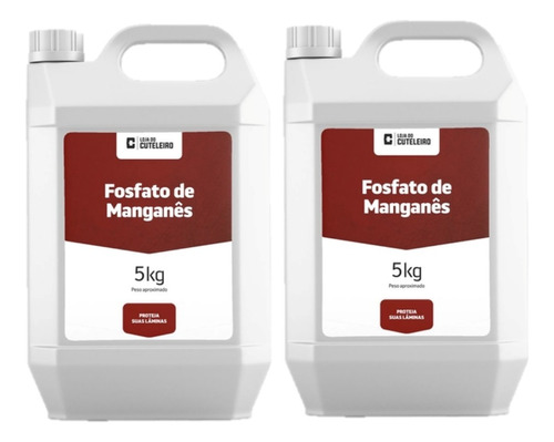 Kit 2 Fosfato De Manganês Liquido Galão 5kg Facas Cutelaria 