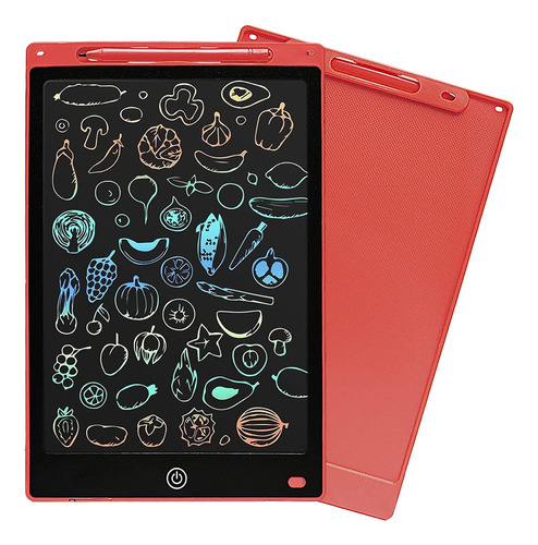 Tablet Mágico Digital Multiuso Para Escrever Desenhar Pintar Cor Vermelho