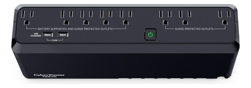 Ups Cyberpower De 750va/375w, Standby, 8 Contactos Negro