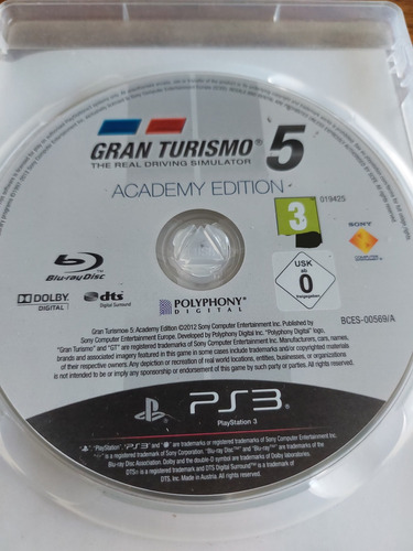 Gran Turismo 5 Academy Edition Juegazo Original Físico Ps3