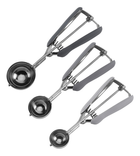 Juego De Cucharas Para Galletas Social Chef De Acero Inoxida