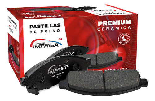 Pastillas De Freno Delantera Der-izq Imfrisa Ford F150 96/04