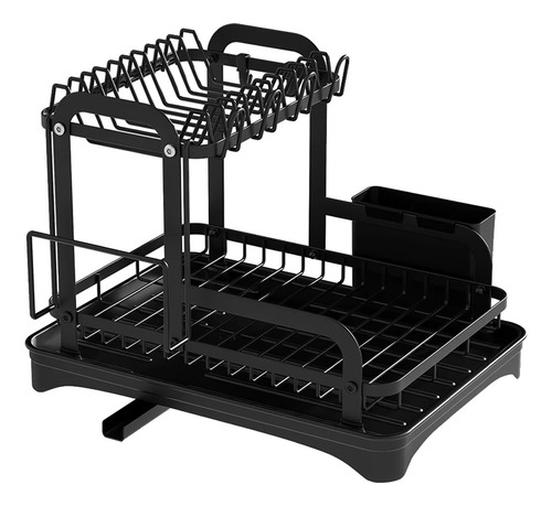 Escurridor De Platos De Cocina Con Drenaje Automático Y Esta