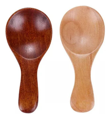 20 Cucharas Pequeñas De Madera: Condimento, Azúcar, S 2025
