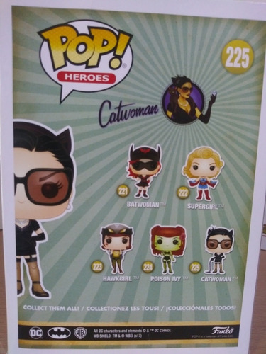Funko Pop Catwoman (225) Dc Comics Bombshells Original