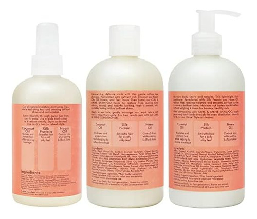 Sheamoisture Hidrata Y Define ChampĂș, Acondicionador Y Bruma